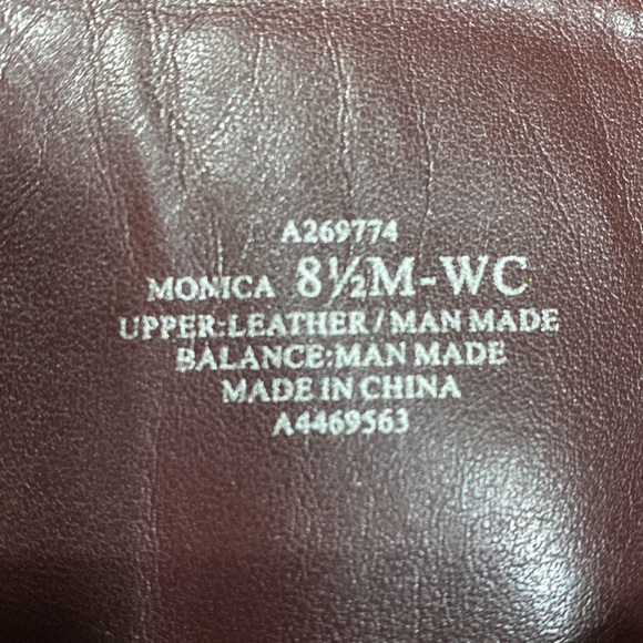 Isaac Miztahi 2-tone Black/brown riding boots. 1” heel. Size 8.5 - Picture 11 of 12